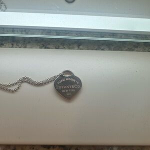 Tiffany & Co. Silver Heart Pendant Necklace